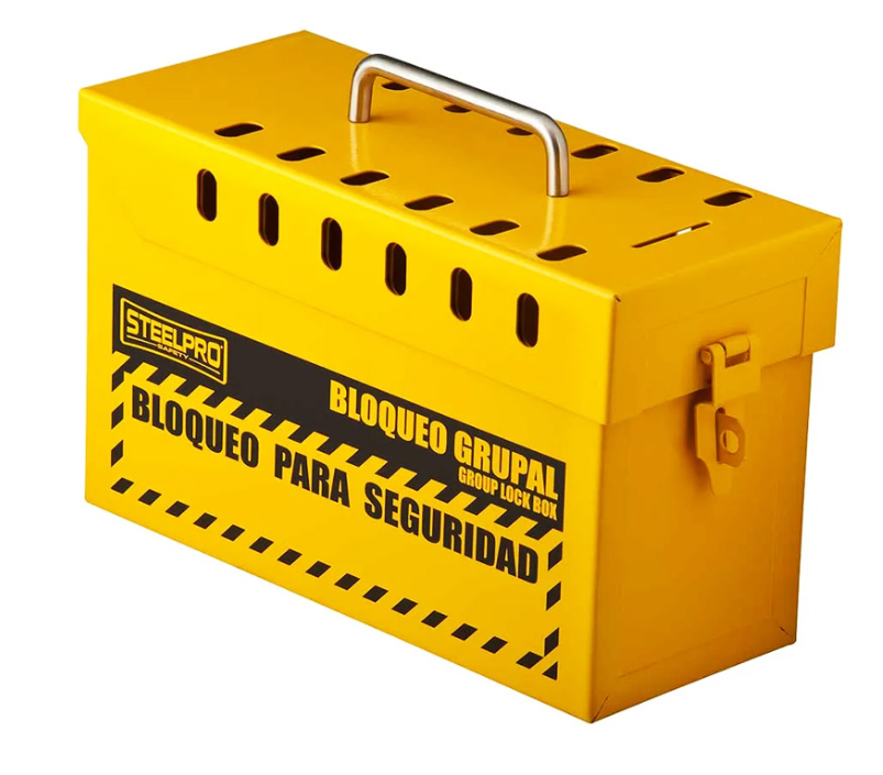 Caja de Bloqueo Roja y Amarilla - Imagen 2